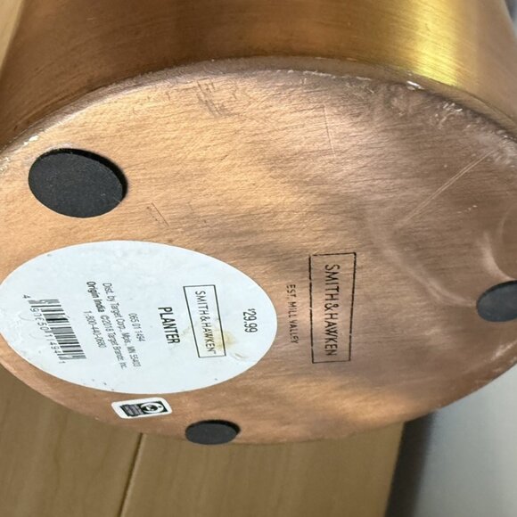 Smith & Hawken French Style Copper Lined Flower Planter Bucket 13” - India - Picture 8 of 12